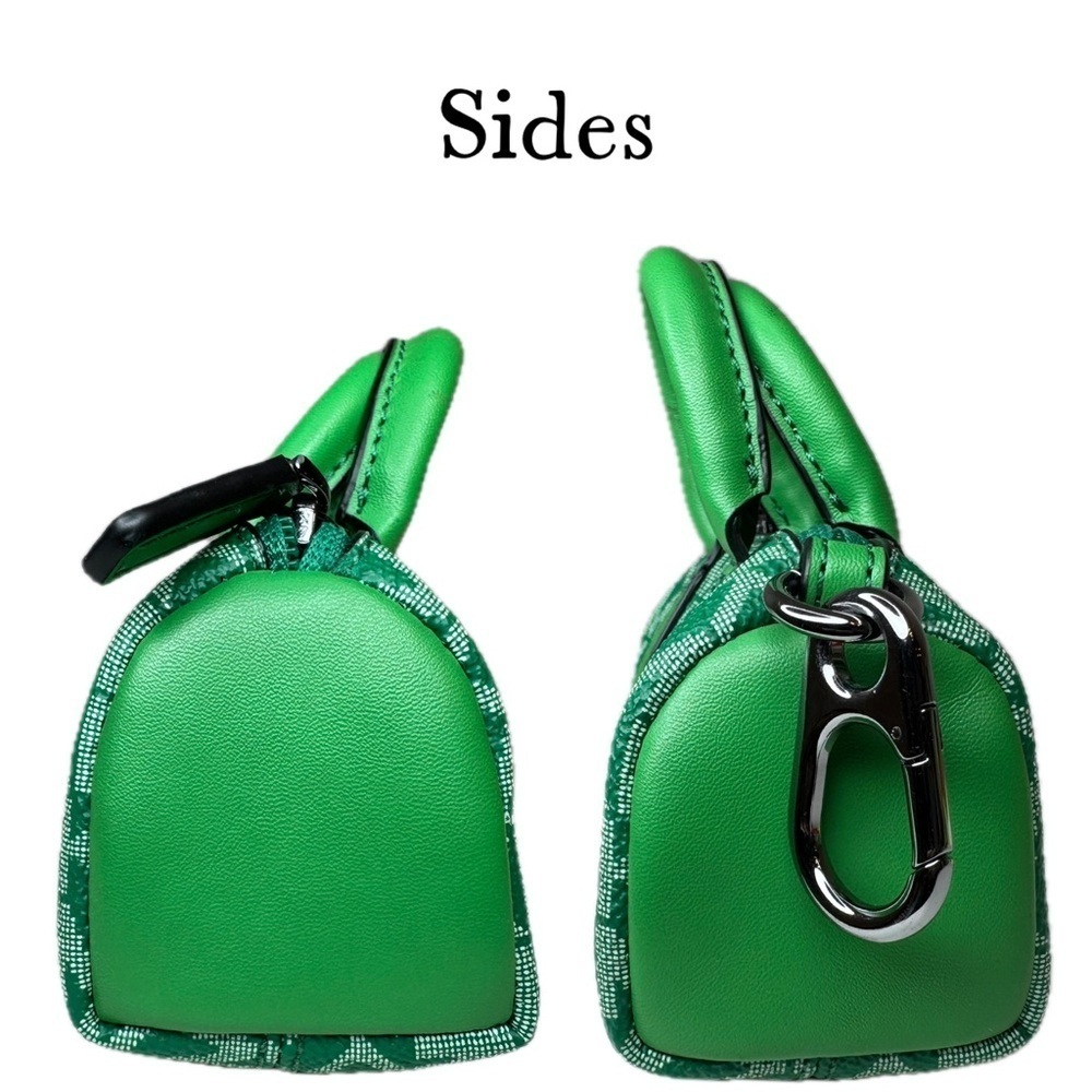 Michael Kors Vibrant Green Mini-Duffle Keychain - Picture 5 of 14